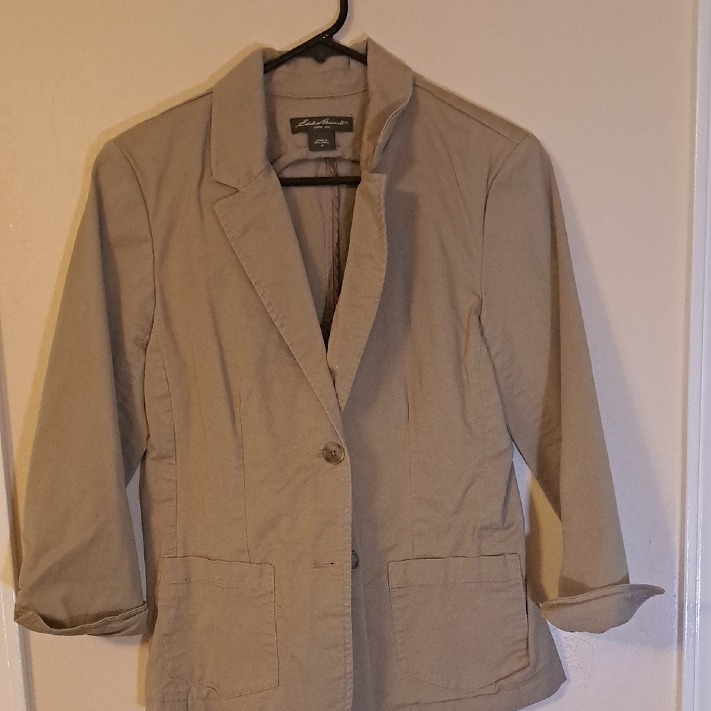 Eddie Bauer Beige Blazer
